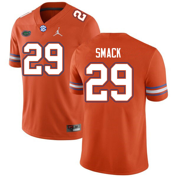 Men #29 Trey Smack Florida Gators College Football Jerseys Sale-Orange